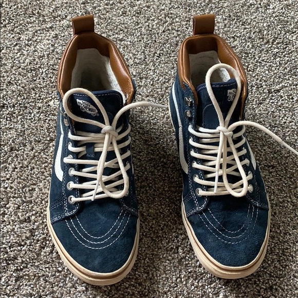 vans sk8-hi mte dress blues/marshmallow